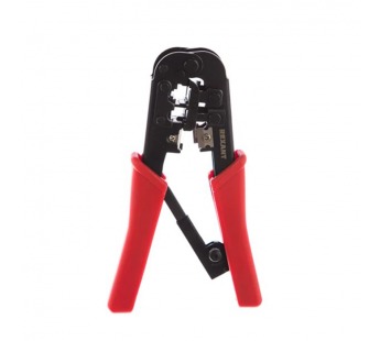 Инструмент для зачистки и заделки кабеля Rexant Кримпер для обжима 8P8C/6P6C (HT-568R) (TL-568R)#2100839