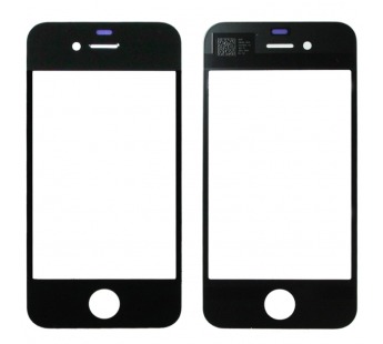 Модульное стекло iPhone 4S Черное#151689