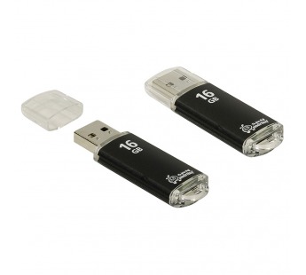 Флеш-накопитель USB 16Gb Smart Buy V-Cut black#699873
