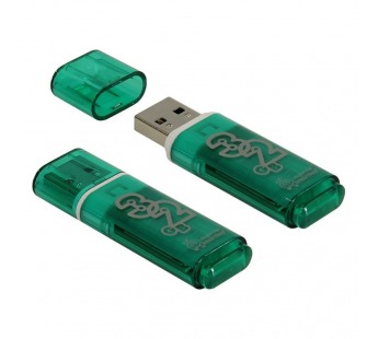 Флеш-накопитель USB 32Gb Smart Buy Glossy (green)#2106797