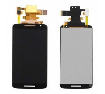 Дисплей для Motorola Moto X Play в сборе с тачскрином Черный#162388
