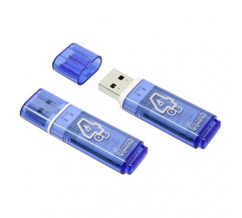 Флеш-накопитель USB 4Gb Smart Buy Glossy series (blue)