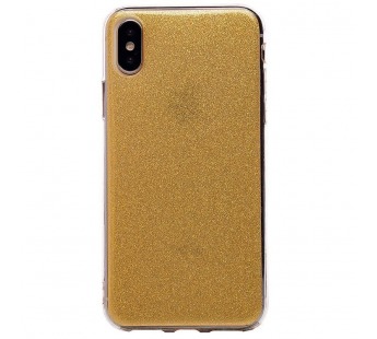 Чехол-накладка - Glamour для Apple iPhone X/XS (gold)#146155