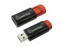 Флеш-накопитель USB 8 Gb Smart Buy Click series (black)