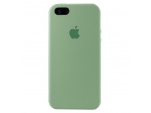 Чехол-накладка - Soft Touch для Apple iPhone 5/iPhone 5S/iPhone SE (light green)