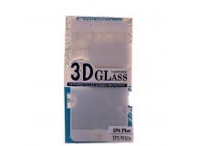 Защитное стекло цветное Glass 3D TPU для Apple iPhone 6 Plus (white)