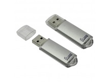 Флеш-накопитель USB 8Gb Smart Buy V-Cut (silver)