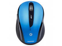 Мышь беспроводная  беззвучная Smart Buy 612AG, синий (Blue LED)