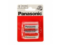 Элемент питания PANASONIC R14 Zinc Carbon (2 бл) (24/120)