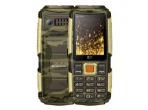 Мобильный телефон BQM-2430 Tank Power Камуфляж+Золото
