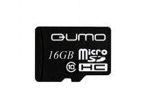 Карта памяти MicroSD 16GB Qumo Class 10 без адаптера