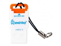 Картридер Smartbuy MicroSD, оранжевый (SBR-707-O)