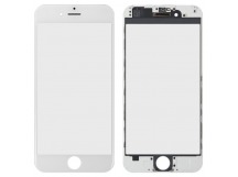 Модульное стекло iPhone 6 в сборе с рамкой, OCA Белое