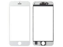 Модульное стекло iPhone 6S в сборе с рамкой и OCA пленкой Белое