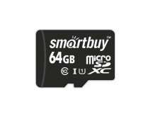 Карта памяти MicroSD 64GB Smart Buy Сlass 10 UHS-I без адаптера
