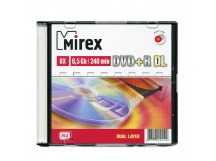 Диск DVD+R MIREX Dual Layer 8.5 GB 8x SL