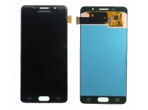 Дисплей для Samsung A510F (A5 2016) в сборе с тачскрином Черный - (AMOLED, с регулировкой подсветки)