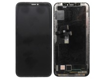 Дисплей для iPhone X в сборе Черный - Аналог (Soft OLED)