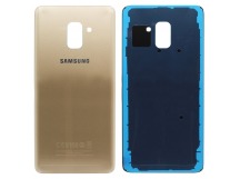 Задняя крышка для Samsung A730F (A8+ 2018) Золото