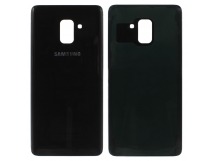 Задняя крышка для Samsung A730F (A8+ 2018) Черный