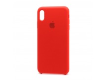 Чехол-накладка Silicone Case Apple iPhone XS Max красный