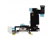 Шлейф для iPhone 6S Plus на системный разъем/разъем гарнитуры/микрофон Белый