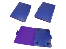 Чехол подставка универсальный для планшетов с 4-мя выдвижными креплениями 7" синий