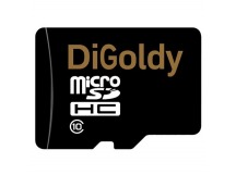 Карта памяти MicroSD 16GB DiGoldy Class 10 без адаптера
