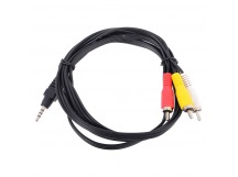 Кабель TELECOM 3.5 Jack (M) / 3 RCA (M), 2 м. (1/150)