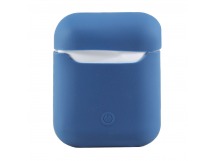 Чехол - Soft touch для кейса Apple AirPods (blue)