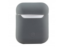 Чехол - Soft touch для кейса Apple AirPods (gray)