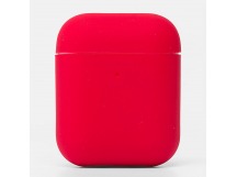 Чехол - Soft touch для кейса Apple AirPods 2 (red)