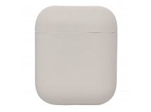 Чехол - Soft touch для кейса Apple AirPods (stone white)