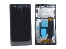 Дисплей для Sony Xperia Z (L36h/C6603) + тачскрин + рамка (черный)