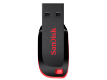 Флеш-накопитель USB 32GB SanDisk Cruzer Blade чёрный