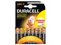 Элемент питания DURACELL LR3 (LR03) BL8 BASIC (80/35280)