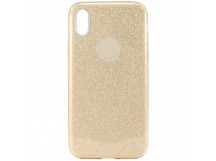 Чехол-накладка Fashion для Apple iPhone XS золотистый