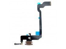 Шлейф iPhone Xs на системный разъем/микрофон Золото