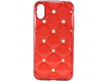 Чехол-накладка - SC151 для Apple iPhone XS Max (red)