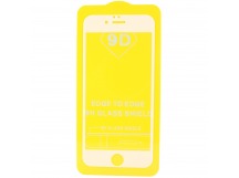 Защитное стекло 9D Apple iPhone 6 (белый) тех.упаковка