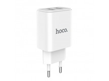Адаптер сетевой HOCO C62A 2USB 2,1А (White)