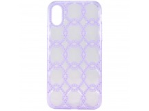 Чехол-накладка для Apple iPhone X/XS фиолетовый