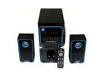 Колонки Dialog Progressive AP-222B BLACK - 2.1, 30W+2*15W RMS, Bluetooth, USB+SD reader