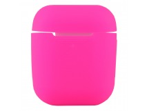 Чехол - силиконовый, тонкий для кейса Apple AirPods/AirPods 2 (rose)