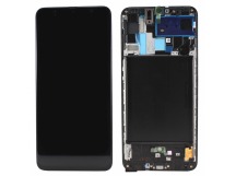 Дисплей для Samsung A705 (A70) модуль Черный - Оригинал