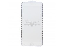 Защитное стекло Full Screen - для Apple iPhone 6 Plus/6S Plus Diamond (white/blue)