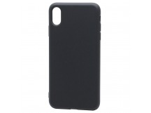 Чехол-накладка Silicone Case New Era для Apple iPhone XS Max черный