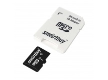 Карта памяти microSD 128GB Smart Buy Сlass 10 Pro UHS-I U3 (70/90 Mb/s) + SD адаптер