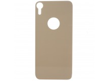 Защитное стекло 5D Apple iPhone XR золотистое (Back)
