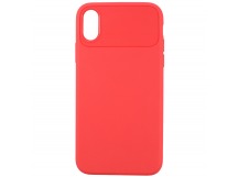 Чехол-накладка - SC163 для Apple iPhone X/XS (red)